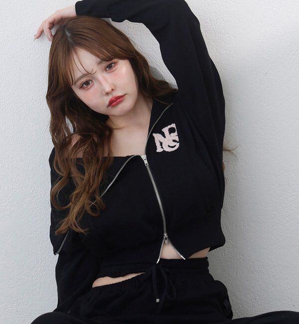  「【セットアップ可能】セーラーカラーロゴスウェット」|プルオーバー|