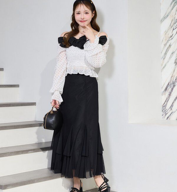  「チュールマーメイドスカート」|スカート|