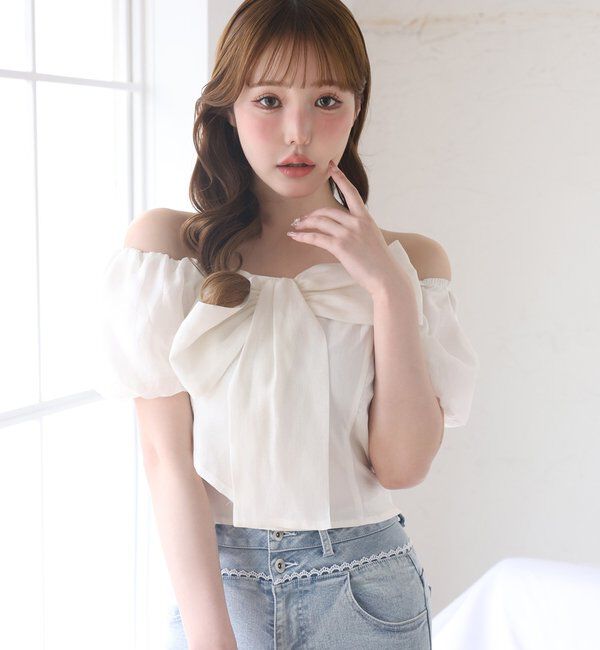  「ビッグリボンブラウス」|シャツ・ブラウス|