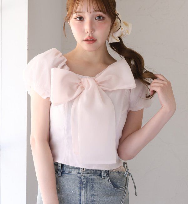  「ビッグリボンブラウス」|シャツ・ブラウス|