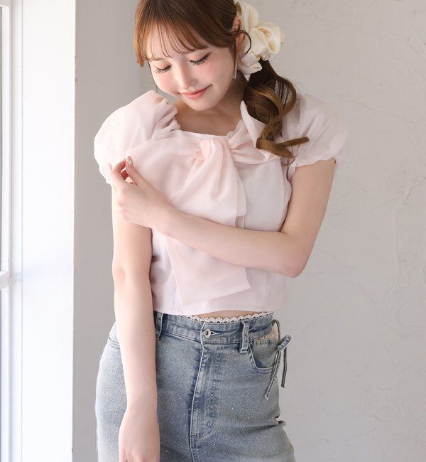  「ビッグリボンブラウス」|シャツ・ブラウス|