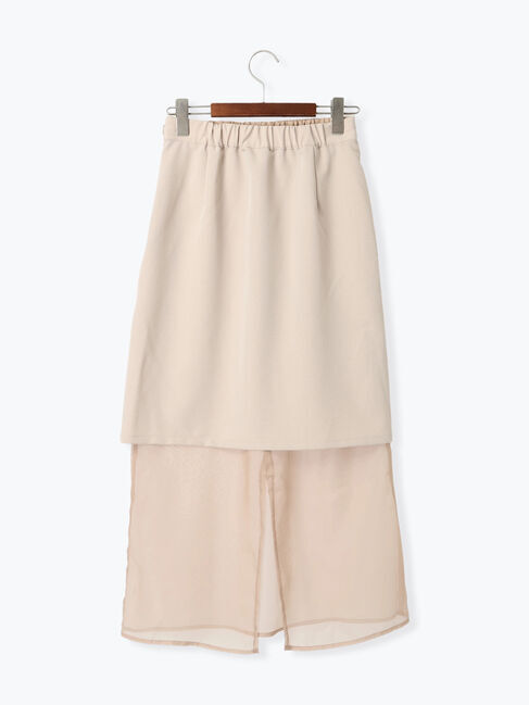 Te chichi TERRASSE「シアーレイヤードセットスカート《2025spring catalog item》」|スカート|