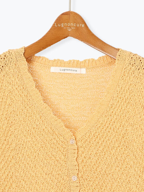 Lugnoncure「テープヤーンニットベスト《2025summer catalog item》」|ニット・セーター|