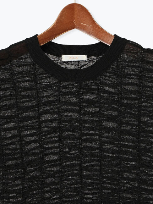 Te chichi「シアーシャーリングノースリーブニット」|ニット・セーター|