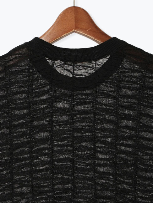 Te chichi「シアーシャーリングノースリーブニット」|ニット・セーター|