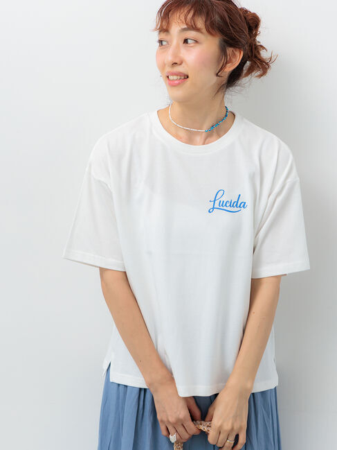 Lugnoncure「【接触冷感】ワンポイントロゴTシャツ」|Tシャツ・カットソー|
