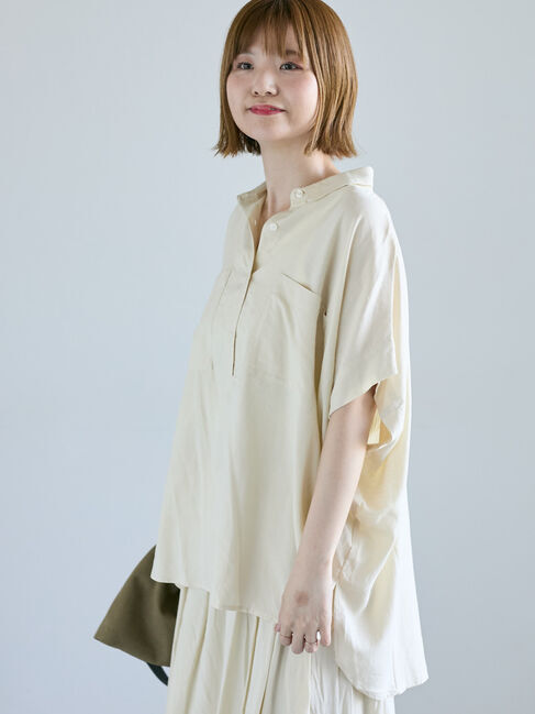 Lugnoncure「レーヨン麻シャツ(セットアップ可)」|シャツ・ブラウス|キナリ