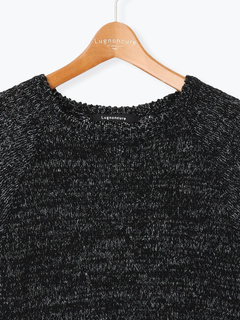 Lugnoncure「ラグラン半袖プルオーバーニット《2025autumn catalog item》」|ニット・セーター|