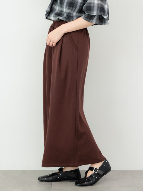 Te chichi TERRASSE「【選べる着丈】ダンボールナロースカート」|スカート|ブラウン