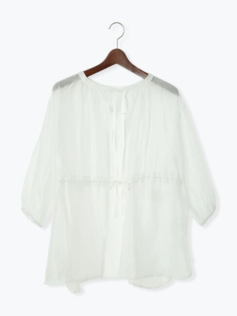 Te chichi TERRASSE「前後2WAYドロストチュニック」|シャツ・ブラウス|オフホワイト