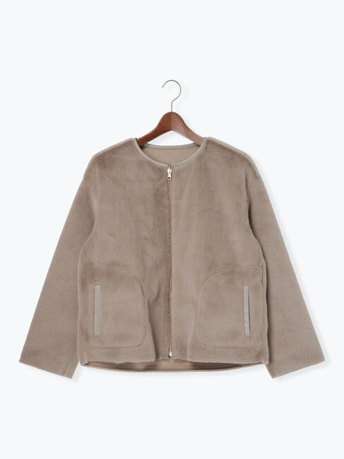 Te chichi「リバーシブルファームートンブルゾン」|ブルゾン・スタジャン|