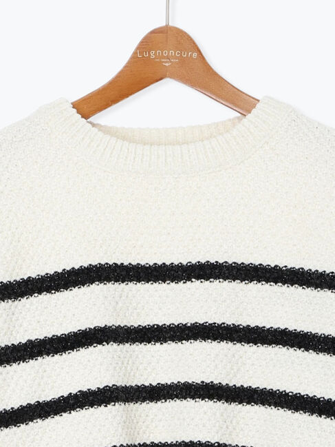 Lugnoncure「ラメ混モール鹿の子編みニット」|ニット・セーター|