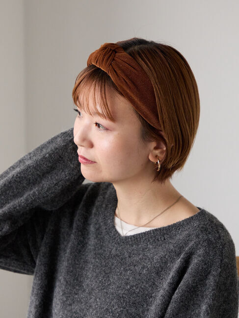 Lugnoncure「ナチュラルカチューシャ」|その他|ブラウン