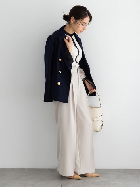 Te chichi「【セレモニーアイテム】2タックワイドパンツ（セットアップ可）」|その他|