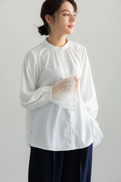 Te chichi「【セレモニーアイテム】レースカフスブラウス」|シャツ・ブラウス|