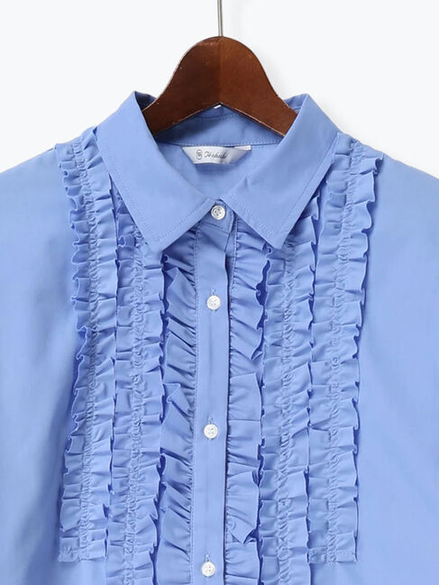 Te chichi「フロントフリルシャツ《2026 spring catalog item》」|シャツ・ブラウス|