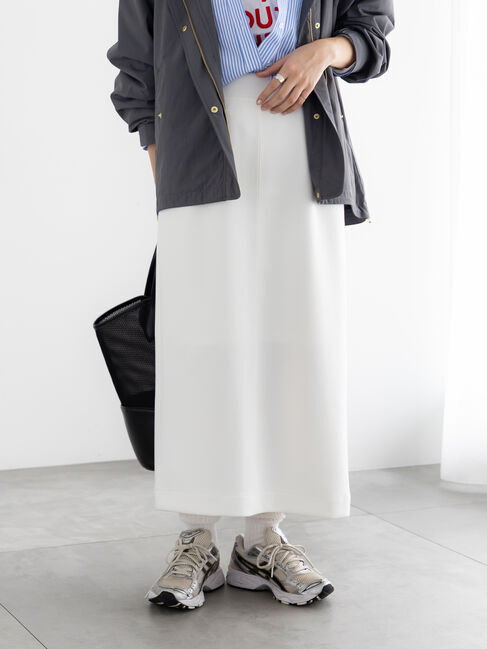 Te chichi「ダンボールナロースカート（セットアップ可）」|スカート|オフホワイト