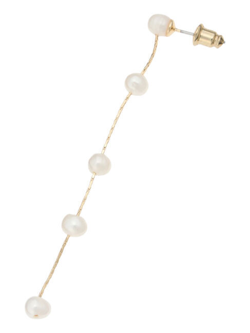 Te chichi「パールロングチェーンピアス」|ピアス|