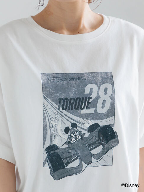 Te chichi「【Disney】MICKEY/フロントプリントTシャツ」|Tシャツ・カットソー|