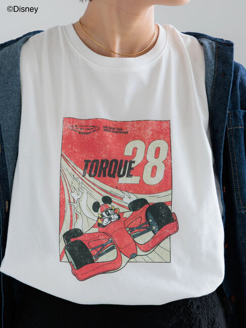 Te chichi「【Disney】MICKEY/フロントプリントTシャツ」|Tシャツ・カットソー|