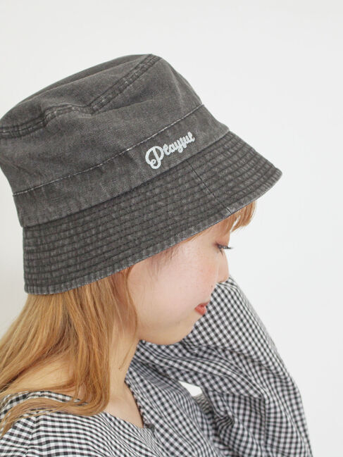 Samansa Mos2「ロゴ刺繍バケットハット」|その他|