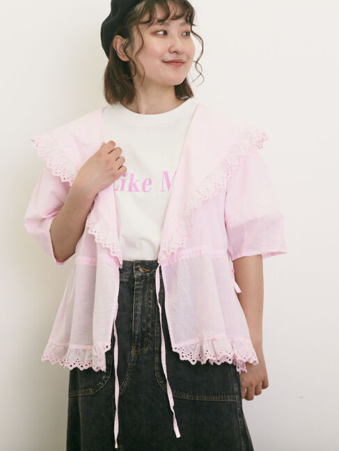 Samansa Mos2「◎カシュクールレースブラウス」|シャツ・ブラウス|