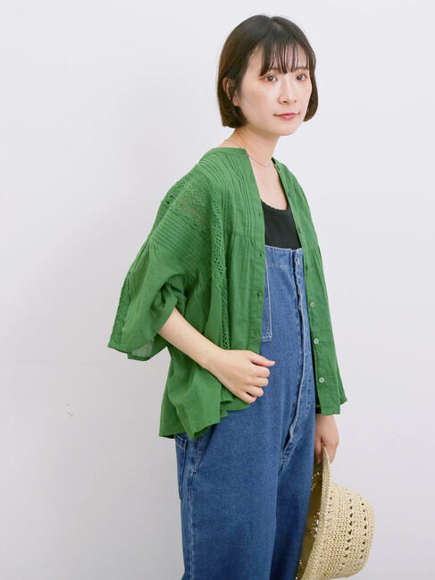 Samansa Mos2 blue「◎アソートリブタンク」|Tシャツ・カットソー|