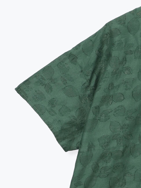 Samansa Mos2「レモン柄ジャカードチュニック」|シャツ・ブラウス|