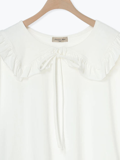 Samansa Mos2「セーラー襟Tシャツ」|Tシャツ・カットソー|