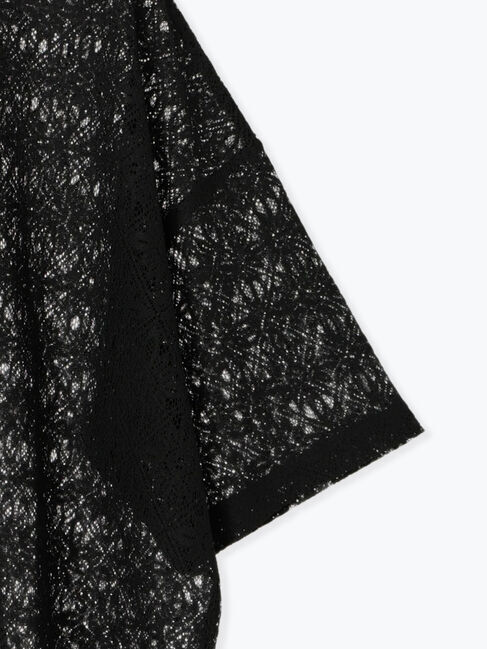 Samansa Mos2 blue「レースTシャツ」|Tシャツ・カットソー|