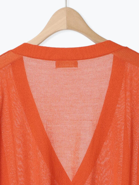 Samansa Mos2「【マシンウォッシャブル】ドルマンスリーブVネックカーディガン」|カーディガン|