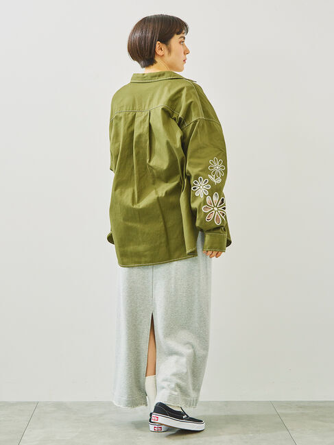 SM2「裏毛ダメージ加工ナロースカート」|スカート|