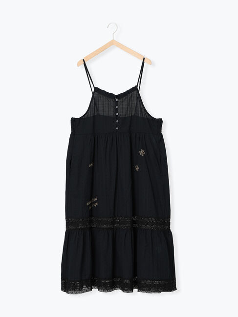 Samansa Mos2「ランダム刺繍入りワンピース」|ワンピース|