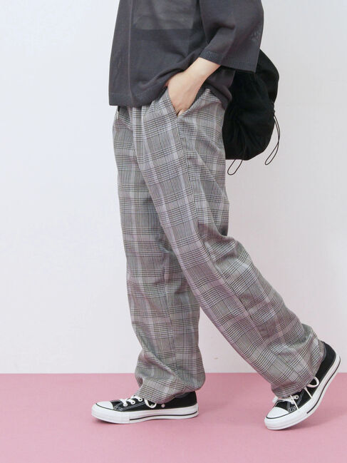 Samansa Mos2 blue「ダブルウエストアソートイージーパンツ」|その他|