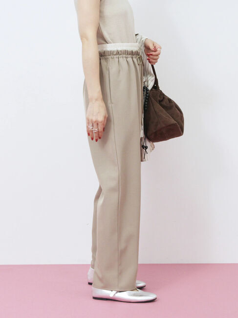 Samansa Mos2 blue「ダブルウエストアソートイージーパンツ」|その他|