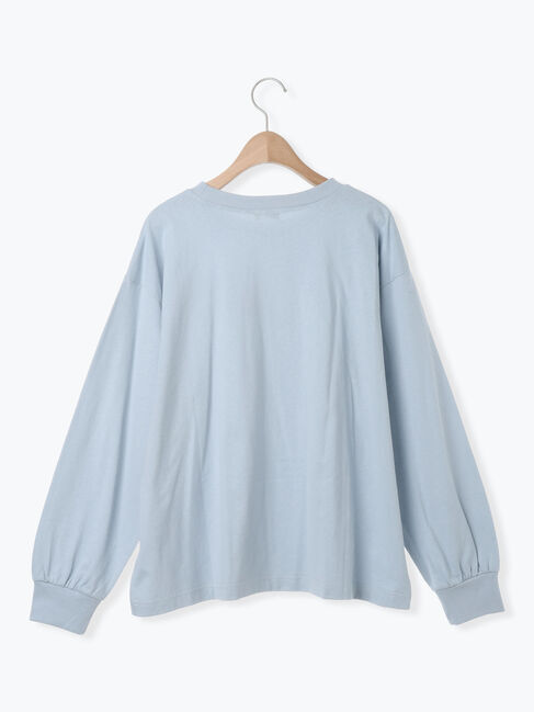 Samansa Mos2「コード刺繍長袖Tシャツ」|Tシャツ・カットソー|