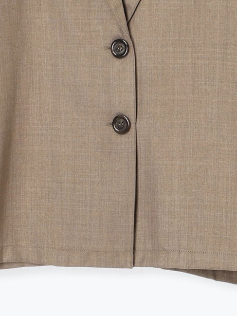 Samansa Mos2 blue「テーラードシャツジャケット」|シャツ・ブラウス|