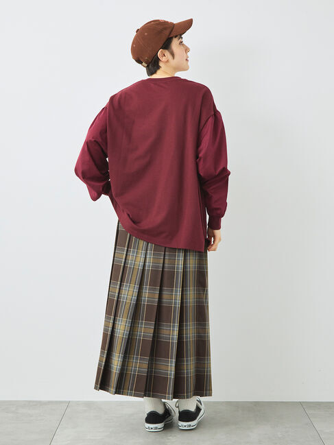 SM2「袖布帛インレイロゴプルオーバー」|Tシャツ・カットソー|