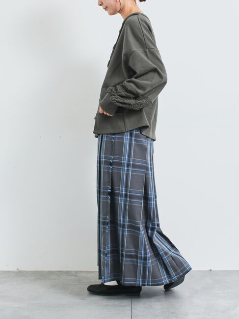 SM2「レース切替裏毛プルオーバー」|Tシャツ・カットソー|