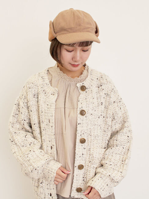 Samansa Mos2「カラーネップローゲージカーディガン」|カーディガン|キナリ