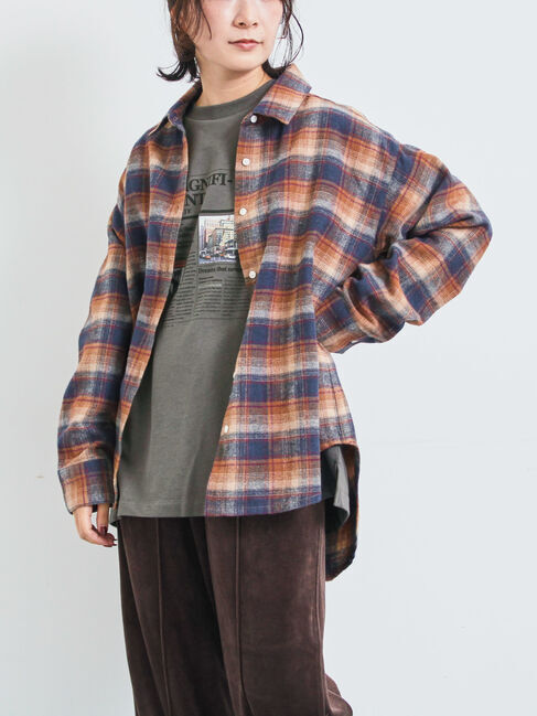 SM2「起毛チェックシャツ」|シャツ・ブラウス|