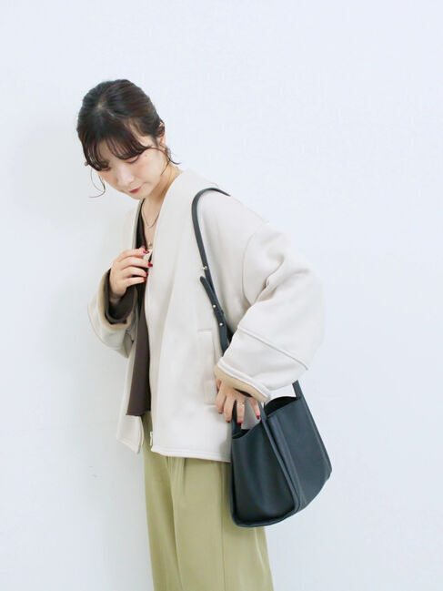 Samansa Mos2 blue「ポーチ付2WAYスクエアバッグ」|その他|