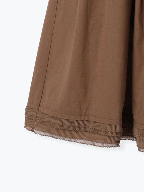 Samansa Mos2「【ゆべし&times;Samansa Mos2】裾フリルギャザースカート」|スカート|