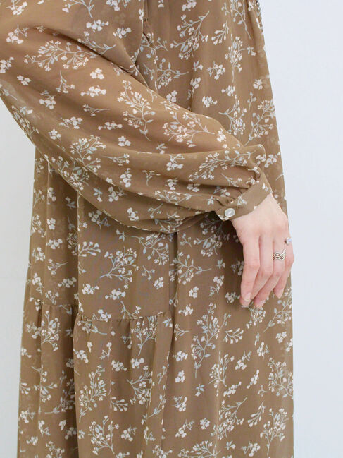 Samansa Mos2 blue「◎花柄ワンピース」|ワンピース|