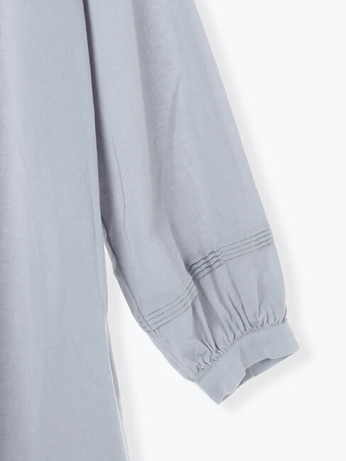 Samansa Mos2「【Alice&times;Samansa Mos2】スタンドネック裾タックワンピ」|ワンピース|