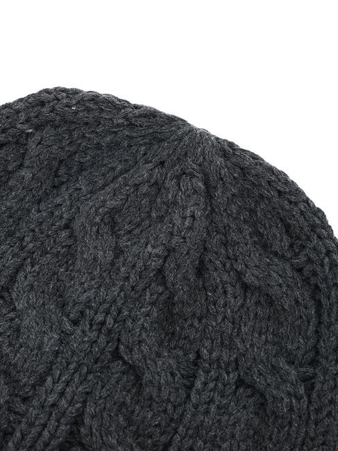 Samansa Mos2 blue「ケーブルニット帽」|その他|