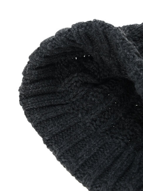 Samansa Mos2 blue「ケーブルニット帽」|その他|