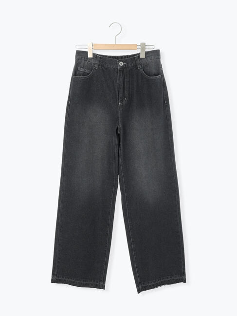 Samansa Mos2 blue「ストレートデニムパンツ」|その他|