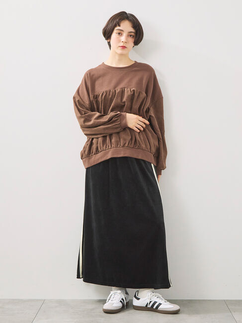 SM2「布帛切替裏毛プルオーバー」|Tシャツ・カットソー|