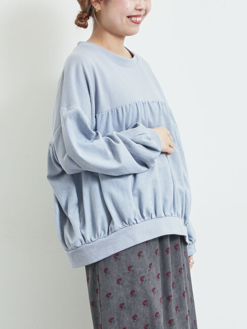 SM2「布帛切替裏毛プルオーバー」|Tシャツ・カットソー|